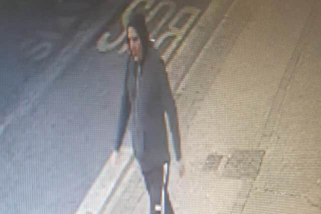 Do you recognise this man? Police want to speak to him in connection with a sexual assault in Blackpool (Credit: Lancashire Police)