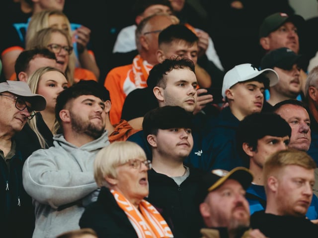 Seasiders supporters made the midweek trip to Oakwell.