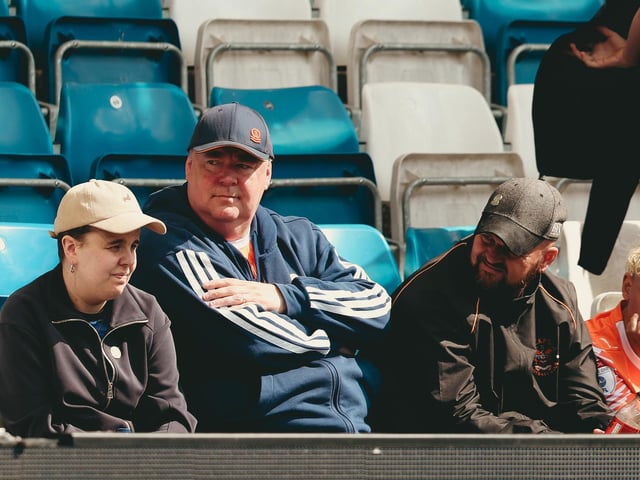 Seasiders supporters packed out the away end at Stockport.