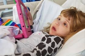 Skye Brierley in hospital after cancer diagnosis