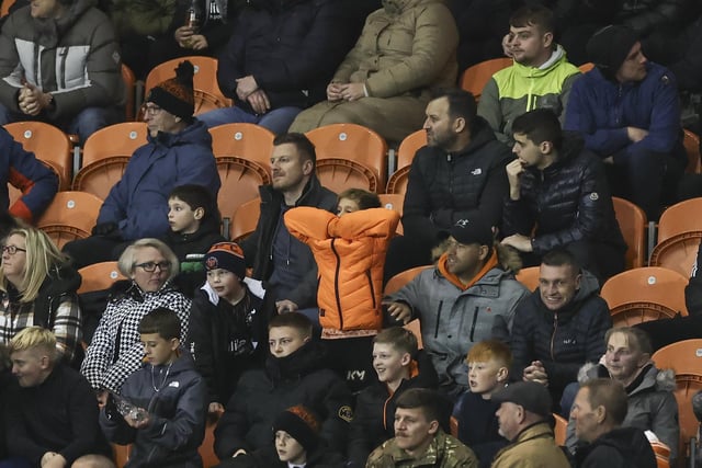 The Seasiders supporters in attendance got behind Neil Critchley's side in the victory over Morecambe.