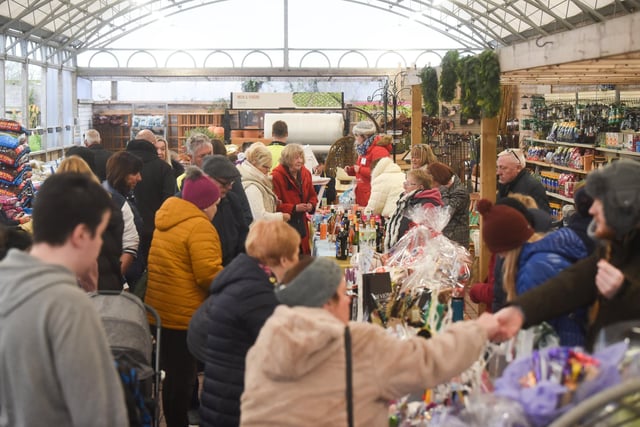 A pop-up shop sold festive gifts to raise funds for Sam's Place
