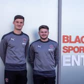 Luke McNaughton and Luke Davison have progressed from Blackpool FC Sports College into full-time roles with Blackpool FC Community Trust Picture: Blackpool FC Community Trust