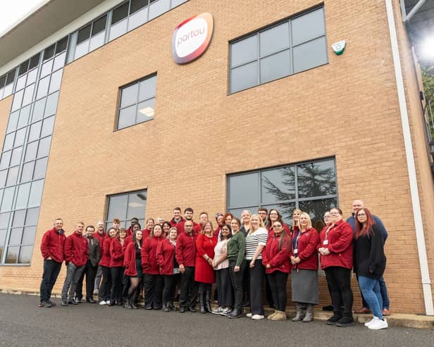 Celebrating Partou Day: Team members gather at Partou’s Nursery Support Centre in Manchester