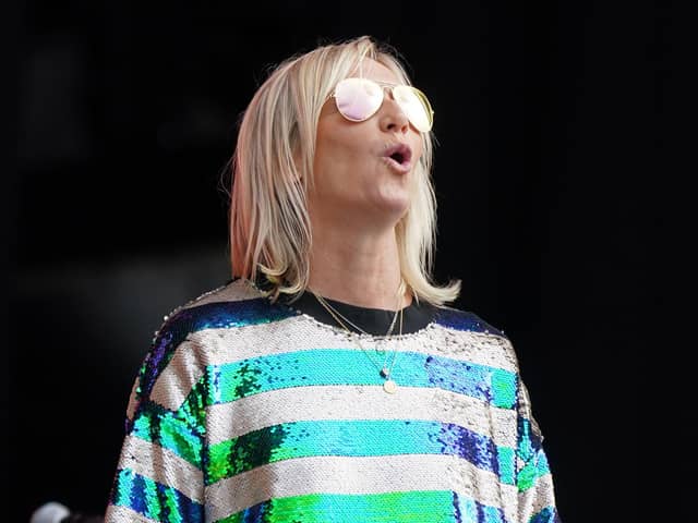 Jo Whiley on stage at Radio 2 in the Park 2023. Picture: Joe Giddens/PA