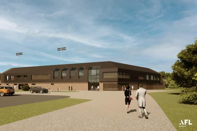 Artist's impression of the proposed training ground and academy