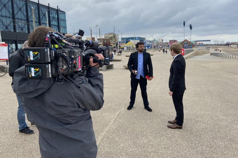 Nish and Josh were dispatched to Blackpool Prom to conduct a vox pop