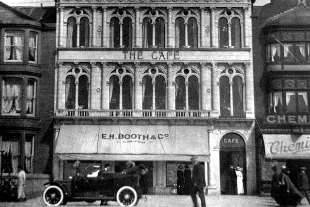 Booths Store and Cafe, in Albert Terrace, 1905