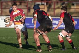 Fylde captain Ben Gregory scored two tries in their weekend defeat at Otley Picture: Daniel Martino