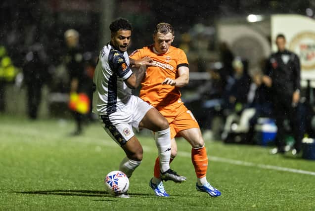 Shayne Lavery did not feature for Blackpool at the weekend. (Photographer Andrew Kearns / CameraSport)