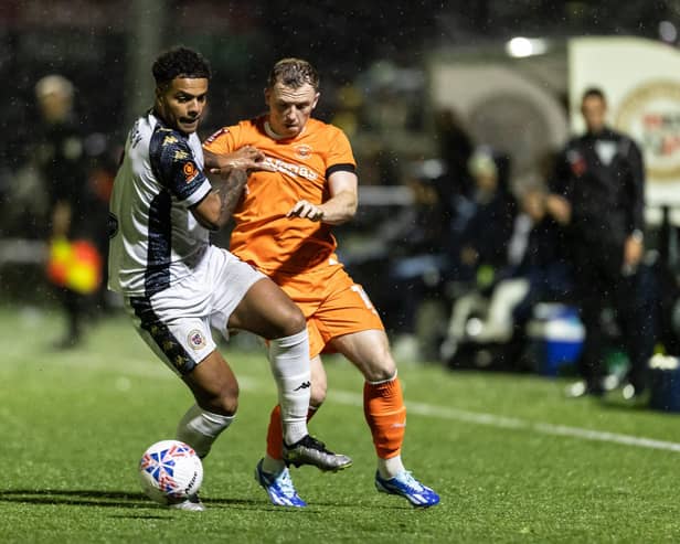 Shayne Lavery did not feature for Blackpool at the weekend. (Photographer Andrew Kearns / CameraSport)