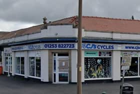 Proposals have been lodged with Wyre planners to transform the former CJ Cycles premises into a new bar. Google Images