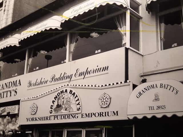 Grandma Batty's Yorkshire Pudding Emporium opened on the prom in 1989