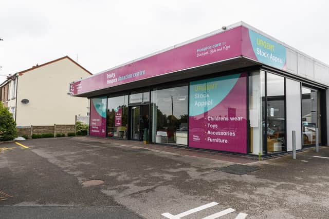 A new Trinity Hospice donation centre has opened at the Woodman Centre in Blackpool. Photo: Kelvin Stuttard
