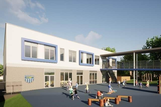 Artist’s impression of the new classrooms