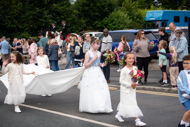 The church queens are an essential part of Freckleton Club Day.