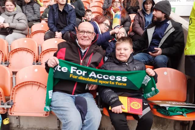 Blackpool FC Community Trust is backing the Unite for Access campaign