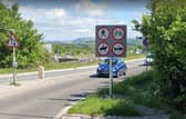 Signs are already in place to enforce temporary restrictions on pedestrian, cycle and equestrian access to the B6601 (image: Google)