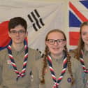 Preston Scouts (from left) William, Abbey, Emily and Lydia are heading off to the World Jamboree in South Korea. Picture courtesy Preston & District Scouts