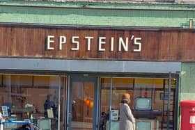 A row of Art Deco-style buildings between Cookson Street and Church Street were used to recreate the Epstein family's Liverpool shop, which sold furniture, musical instruments and household appliances. Picture credit: Barry McCann