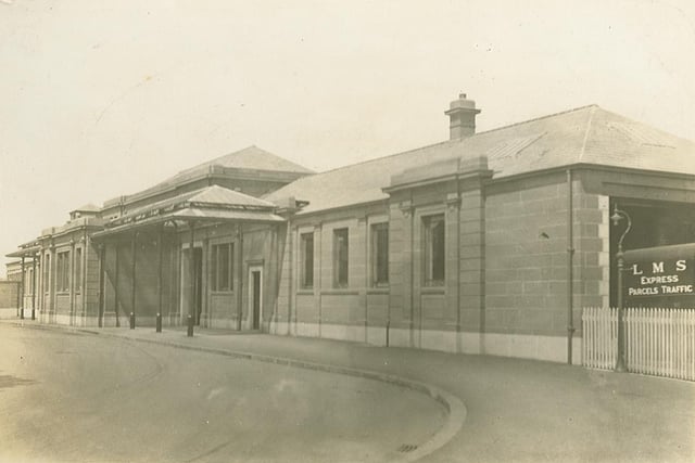 An undated postcard of St Annes Railway Station