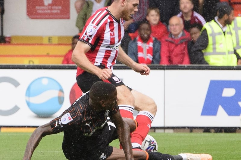 It was a silly challenge from the centre back to concede the penalty, with the tackle almost happening in slow motion. 
There was no need to go in like that, and it put the Seasiders on the back foot. 
Along with two of his other teammates, Ekpiteta was subbed at half time.