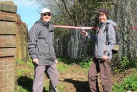 Ken and Diane Cridland 'open' footpath 11
