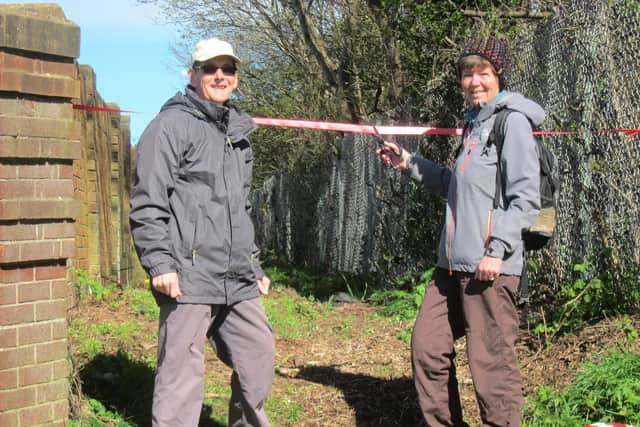 Ken and Diane Cridland 'open' footpath 11
