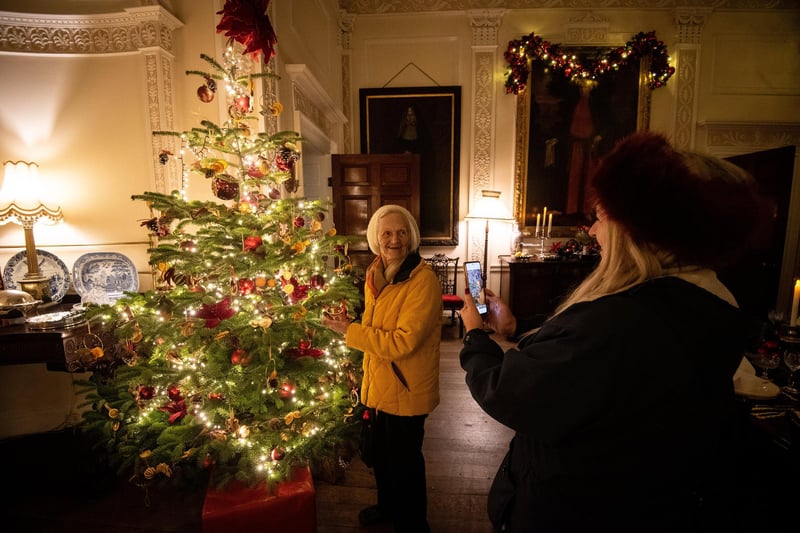 A Not So Silent Night at Lytham Hall which has been decorated for Christmas with musical themed rooms is attracting visitors galore.