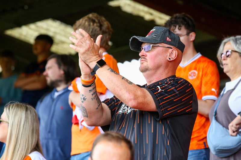 Seasiders supporters made the trip to the Mornflake Stadium for the pre-season game against Crewe.