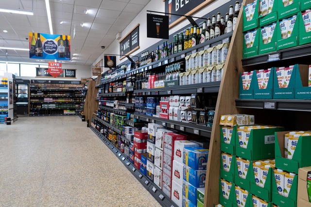 Customers have been in to check out the changes in the recently refurbished Aldi in Poulton-le-Fylde. Photo: Kelvin Stuttard