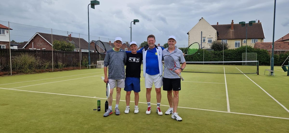 Der St. Annes Tennis Club begrüßt deutsche Besucher im Rahmen einer Städtepartnerschaft mit Werne