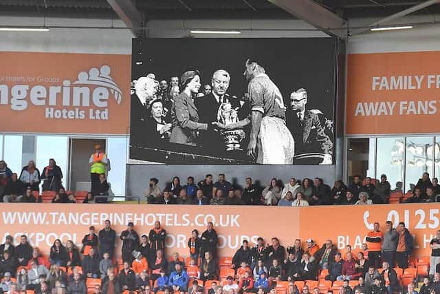 The Seasiders held a minute's applause for The Queen during the 53rd minute