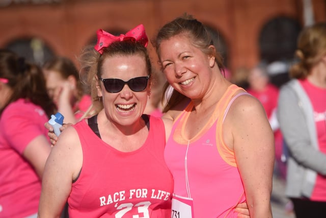 Runners and walkers take part in Blackpool Race for Life