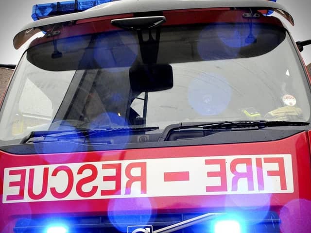 Firefighters attended a building fire in Blackpool in the early hours of the morning.