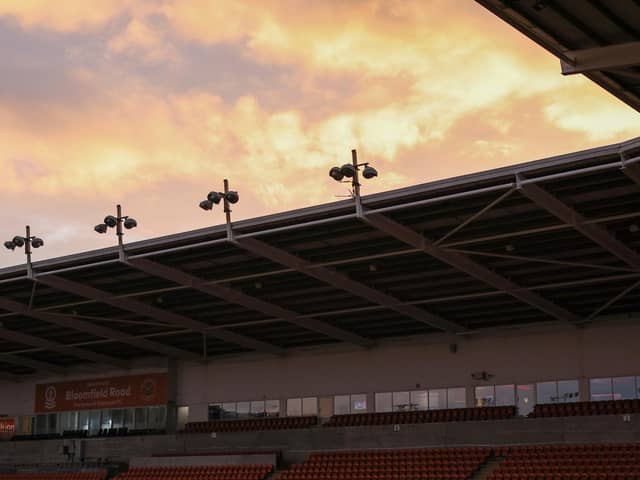 Blackpool welcomed Cheltenham Town to Bloomfield Road.