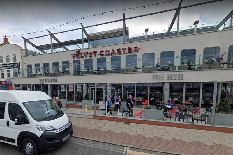 The Velvet Coaster on the Promenade has a rating of 4.3 out of 5 from 9,500 Google reviews. One customer said: "Nice pub with a lovely beer garden overlooking the sea"