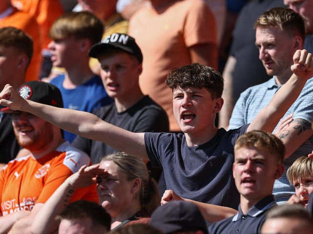 Seasiders supporters showed their support in the sun for Richard Keogh's side.