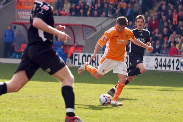 Keigan Parker fires home Blackpool's winning goal