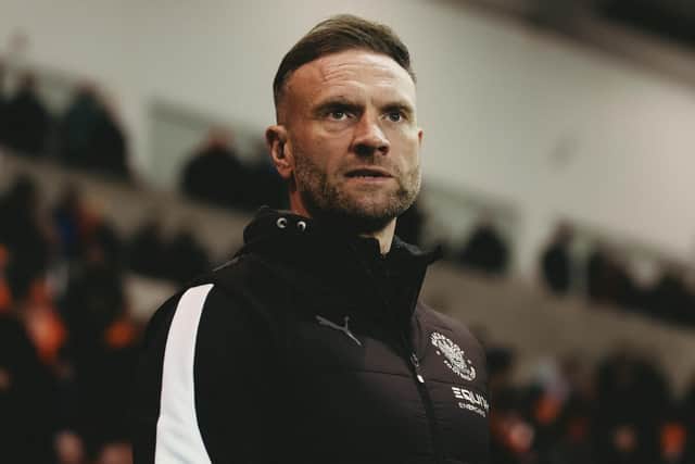 Blackpool head coach Ian Evatt Photo: Gareth Evans/Blackpool FC