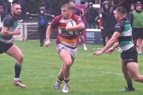 Captain Ben Gregory scored a late try for Fylde  Picture: Chris Farrow/Fylde RFC