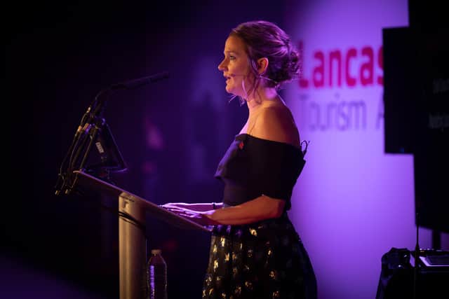 CEO Rachel McQueen at Lancashire Tourism Awards 2021