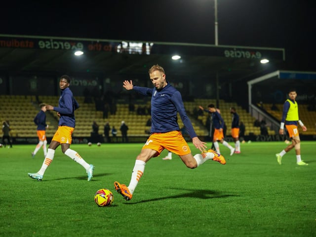 Jordan Rhodes pulled the first goal back for the Seasiders, and had a couple of chances earlier in the game to score.