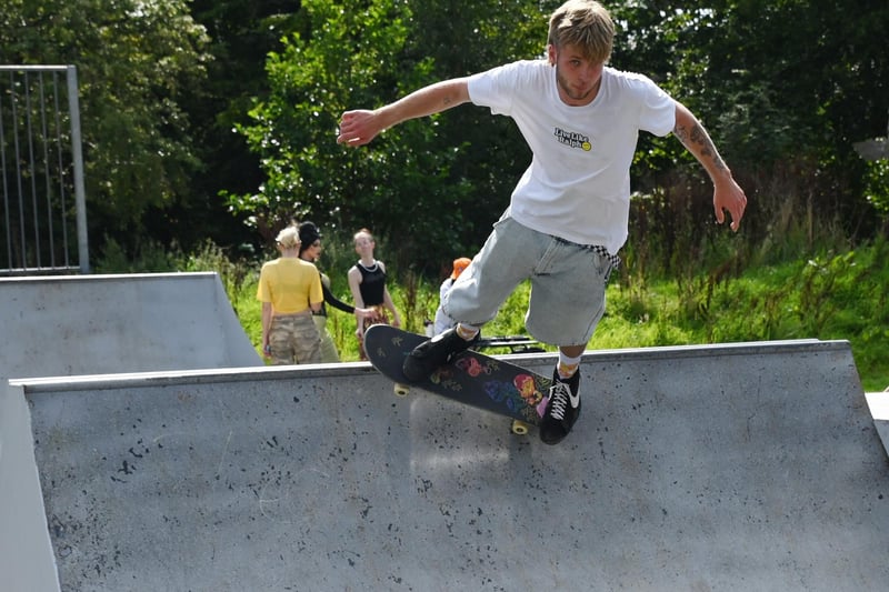 Skating fun and lessons as well as stalls, games and music and more featured in at RalphFest held at Park View 4U playing fields, Lytham,  in memory of Lytham skater Ralph Roberts, who died of a rare disease in 2021.