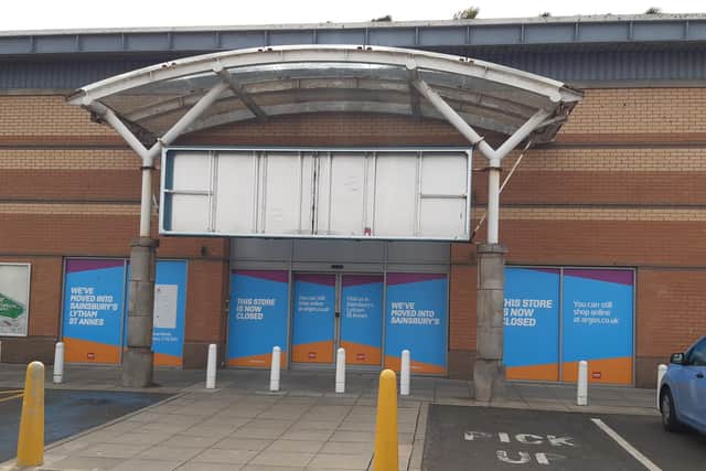 The former Argos Store on Blackpool Retail Park which is now earmarked to become a Homebase