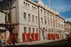 How can forget this scene? Abingdon Street Post Office with it's distinctive architecture and traditional red telephone boxes outside. Picture: Barry Shaw