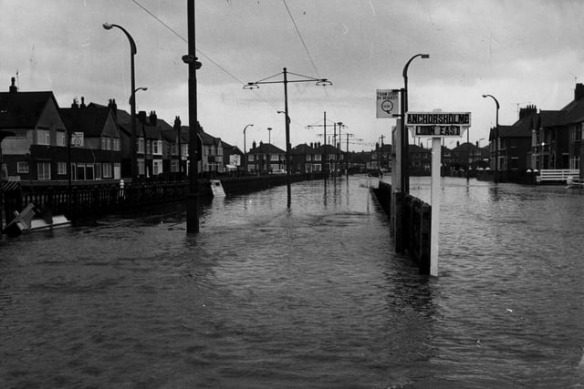 The Floods of 1977 on Anchorsholme Lane East