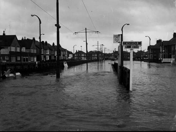 The Floods of 1977 on Anchorsholme Lane East