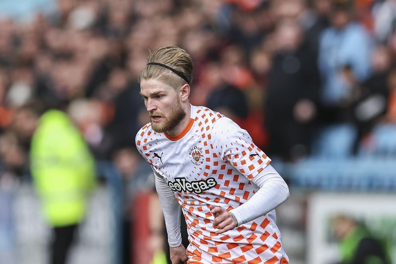 Hayden Coulson proved to be a good addition on Blackpool's left side following his January loan move from Middlesbrough, scoring two goals and providing one assist in 17 League One outings.