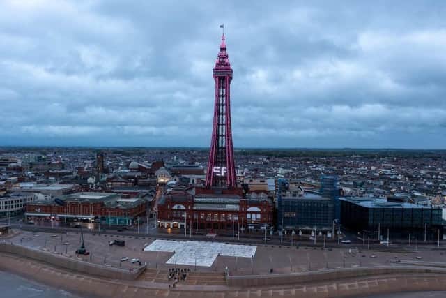 Blackpool Tower will be lit up pink to mark Organ Donation Week and raise awareness.